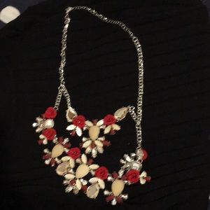 Final Clearance Torrid Rose bejeweled two tier necklace.
